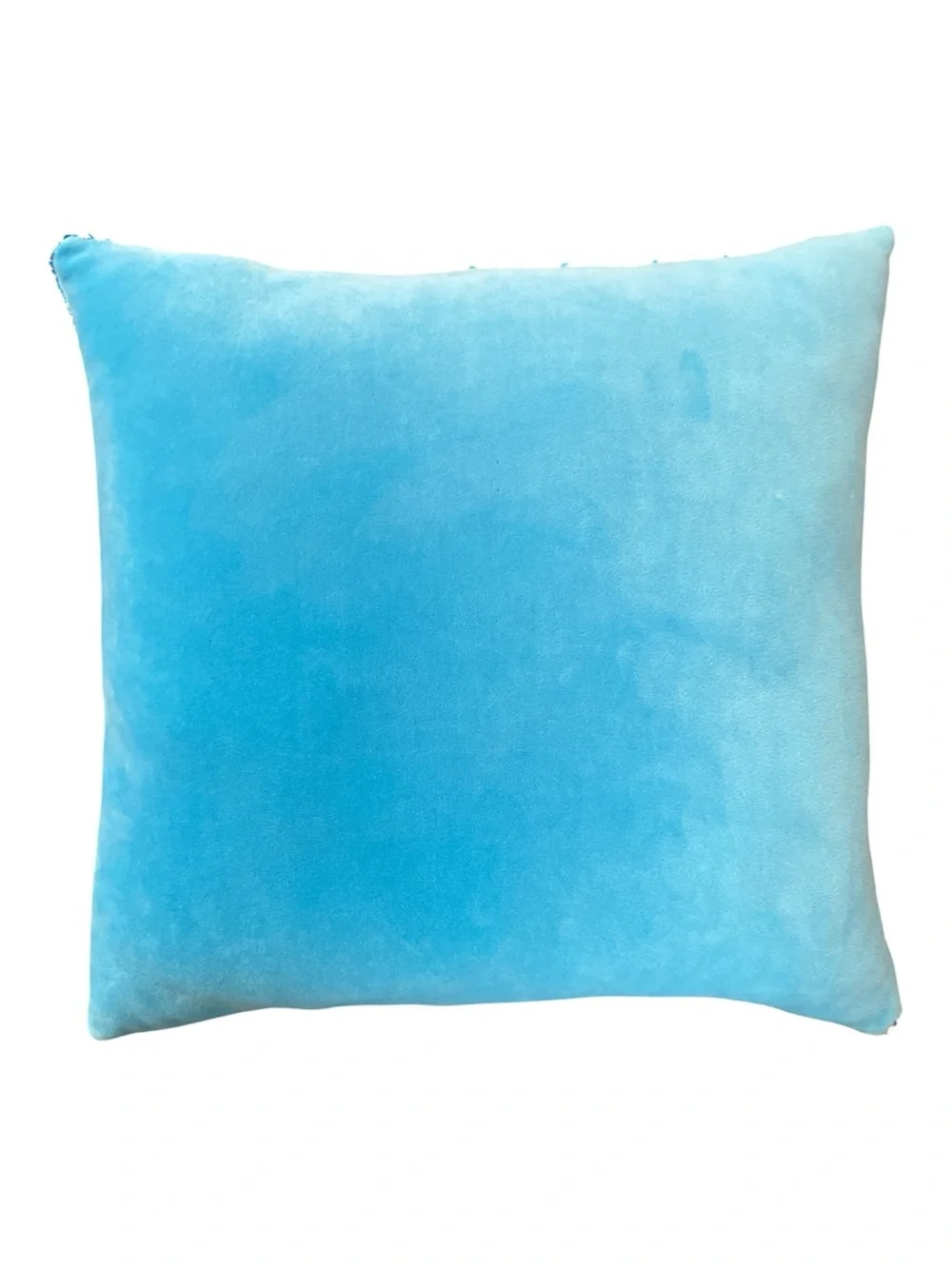 Reversible Sequin Cupcake/Donut Throw Pillow - Blue and Pink SZ 15x15
